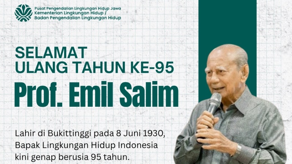 Prof. Emil Salim: Inspirator Kelestarian Bumi yang Tak Pernah Berhenti Berpikir dan Berkarya